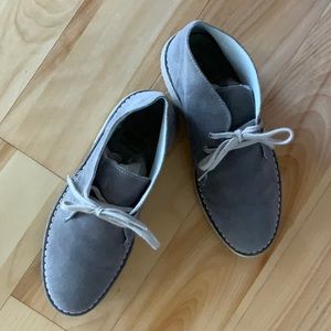 Suede boots gray - Again model - never worn - made in Italy